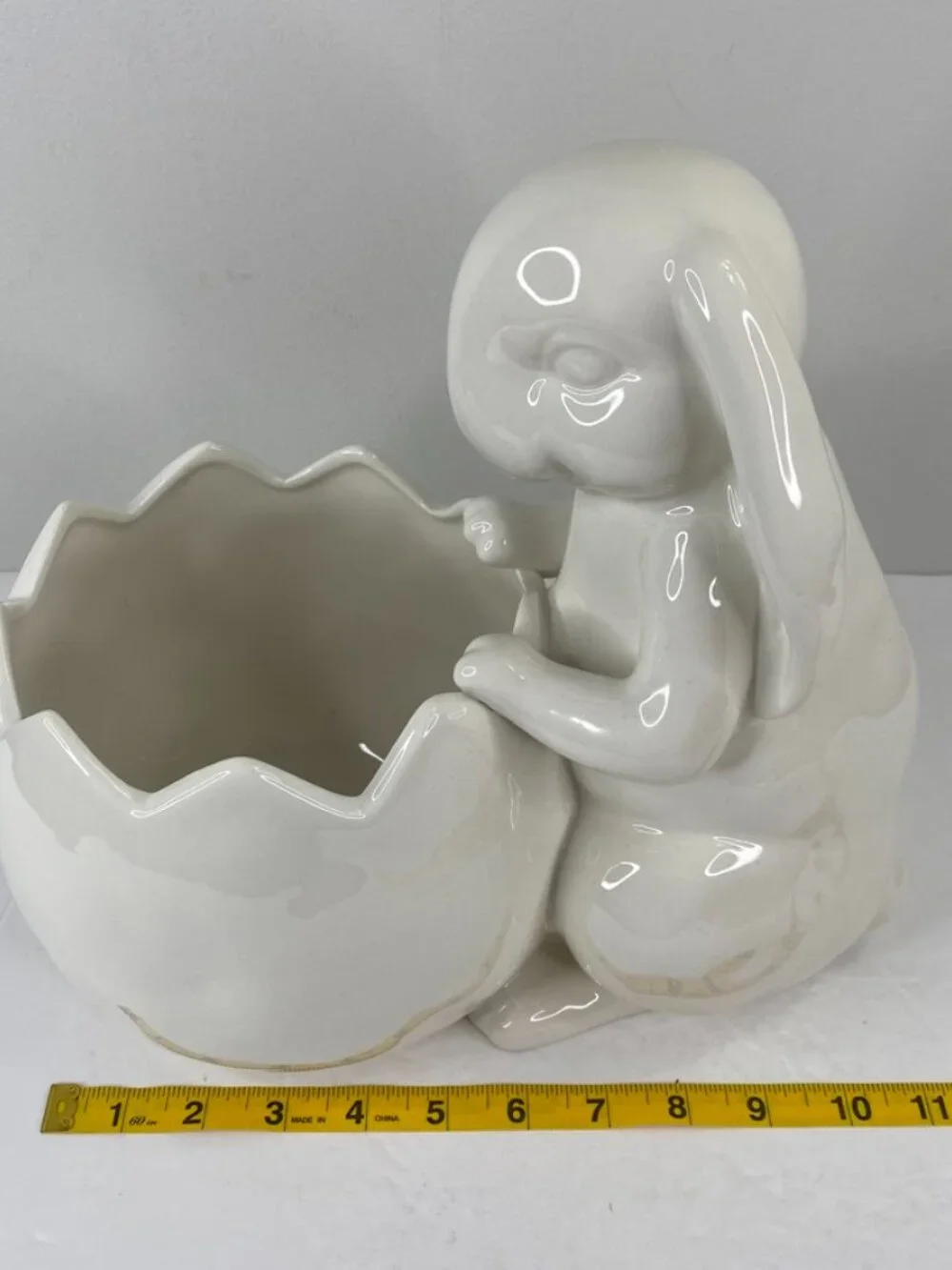 Rae Dunn Hop Bunny Easter Planter Pot Container